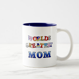 Worlds Greatest Mum Two-Tone Coffee Mug