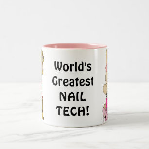 World's greatest nail tech coffee mug