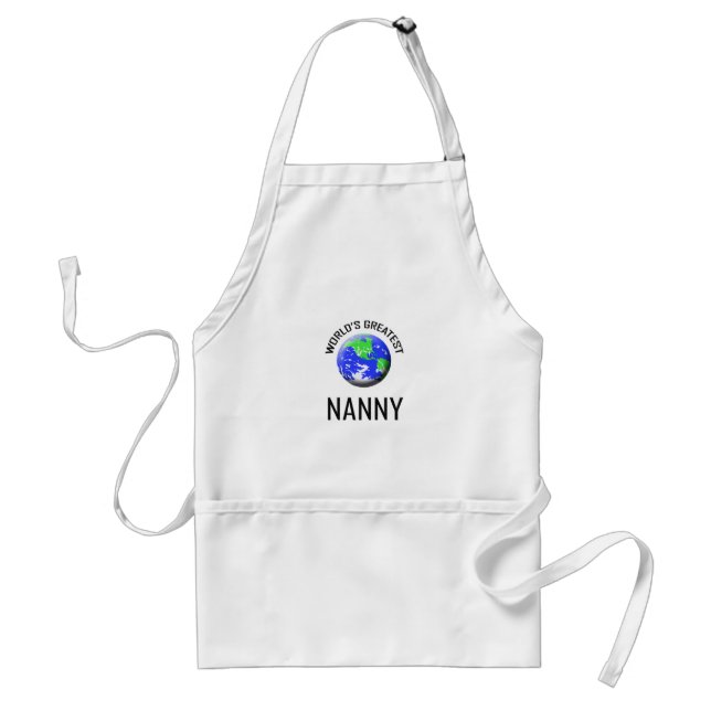 World's Greatest Nanny Standard Apron (Front)