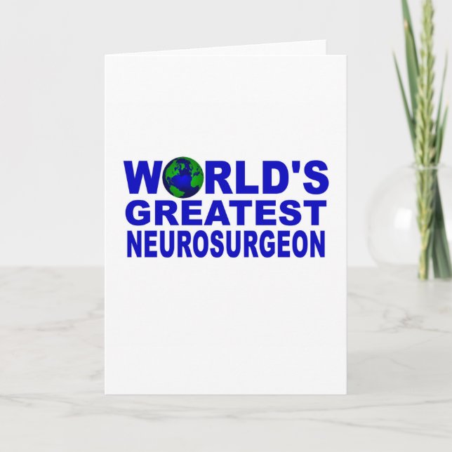World's Greatest Neurosurgeon Card (Front)