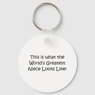 World's Greatest Niece Key Ring