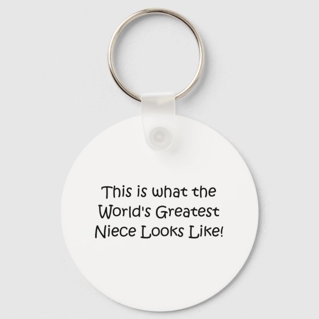 World's Greatest Niece Key Ring (Front)