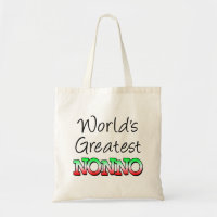 World's Greatest Nonno Italian Grandpa Tote Bag