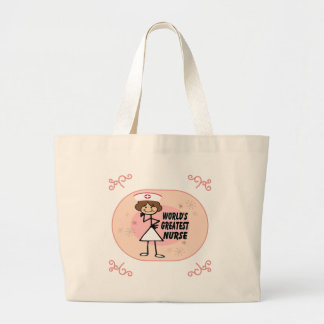World's Greatest Nurse Large Tote Bag