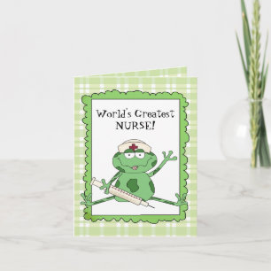 World's Greatest Nurse Note card
