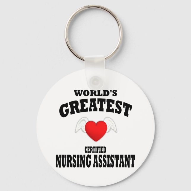 World's Greatest Nursing Assistant Key Ring (Front)