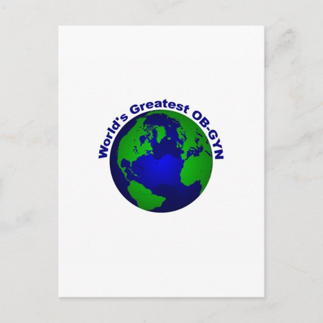 World's Greatest OB-GYN Postcard (Front)
