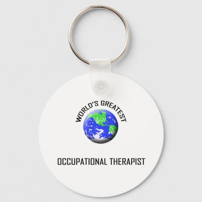 World's Greatest Occupational Therapist Key Ring (Front)