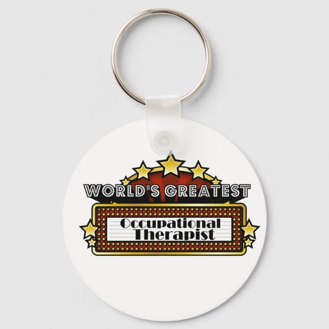 World's Greatest Occupational Therapist Key Ring (Front)