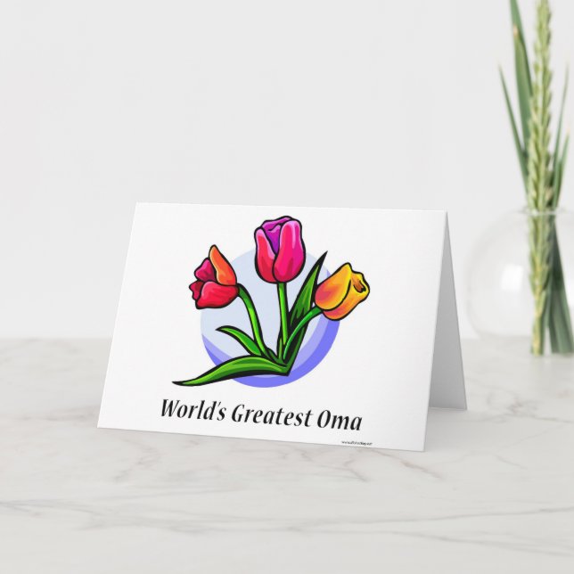 World's Greatest Oma Card (Front)