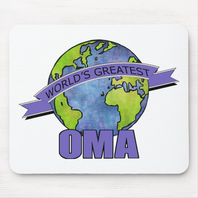 World's Greatest Oma Mouse Mat (Front)