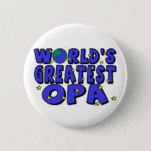 World's Greatest Opa 6 Cm Round Badge