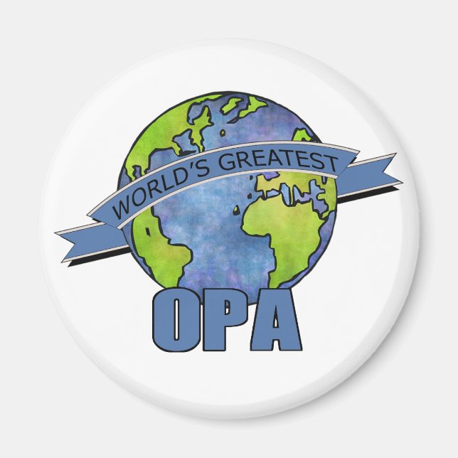 World's Greatest Opa Magnet (Front)