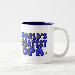 World's Greatest Opa Two-Tone Coffee Mug
