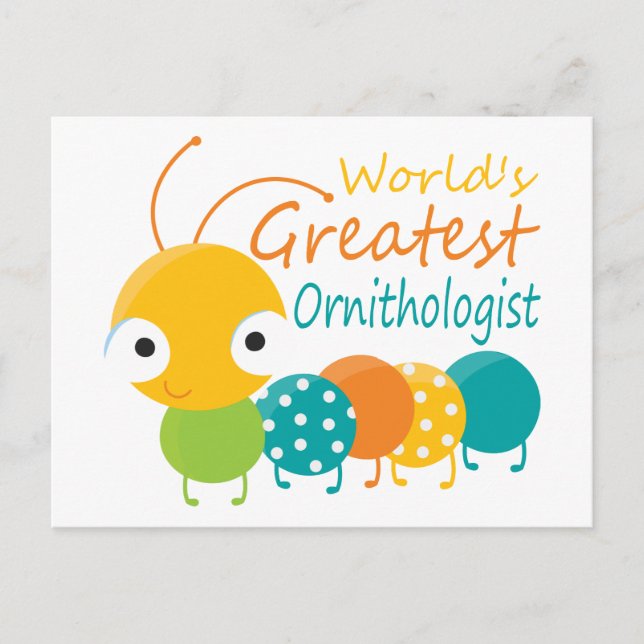 World's Greatest Ornithologist Postcard (Front)