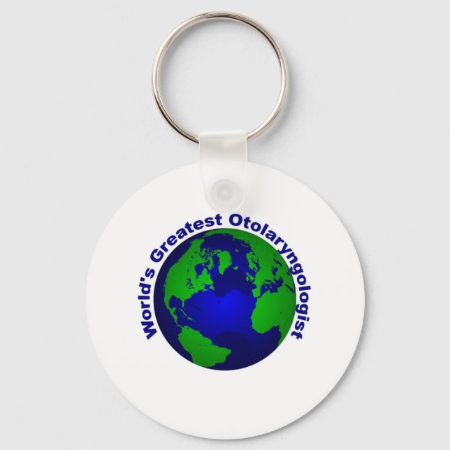 World's Greatest Otolaryngologist Key Ring (Front)