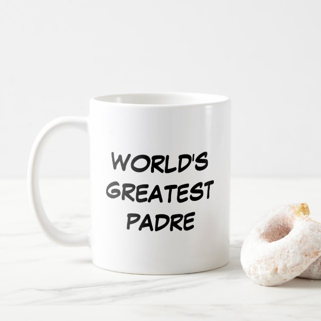 "World's Greatest Padre" Mug (With Donut)