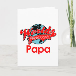 World's Greatest Papa Card