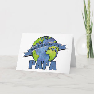 World's Greatest Papa Card