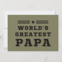 World's Greatest Papa Happy Father's Day Gift T-Sh