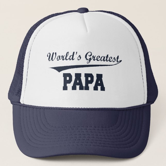 World's Greatest Papa hat (Front)