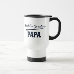 World's Greatest Papa travel mug