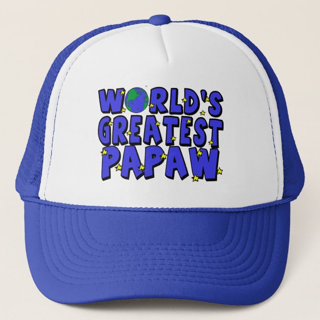 World's Greatest Papaw Trucker Hat (Front)