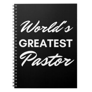 World's Greatest Pastor Notebook
