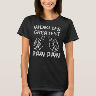 World's Greatest Paw Paw Proud Best Grandpa Family T-Shirt
