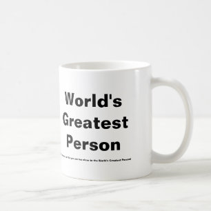World's Greatest Person Mug