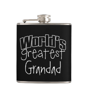 Worlds Greatest Personalised Hip Flask