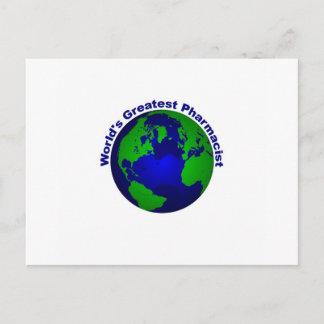 World's Greatest Pharmacist Postcard