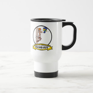 WORLDS GREATEST PHONE GUY MEN CARTOON TRAVEL MUG