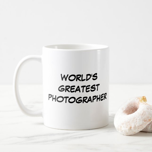 "World's Greatest Photographer" Mug (With Donut)