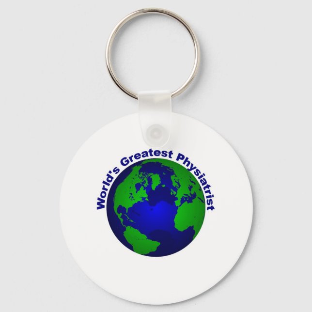 World's Greatest Physiatrist Key Ring (Front)