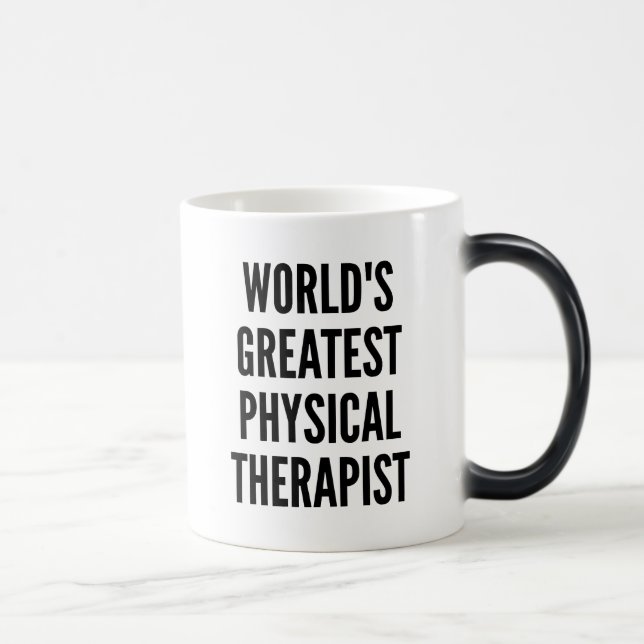 Worlds Greatest Physical Therapist Magic Mug (Right)
