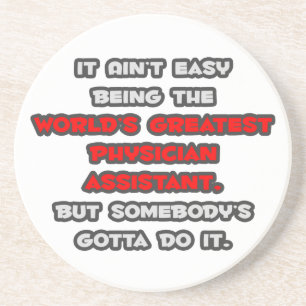 World's Greatest Physician Assistant Joke Coaster