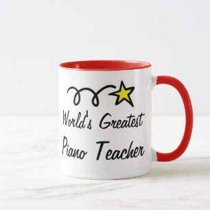 World's Greatest Piano Teacher - Coffee Mug gift