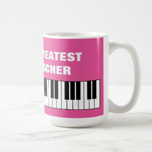 World's Greatest Piano Teacher oversized jumbo mug
