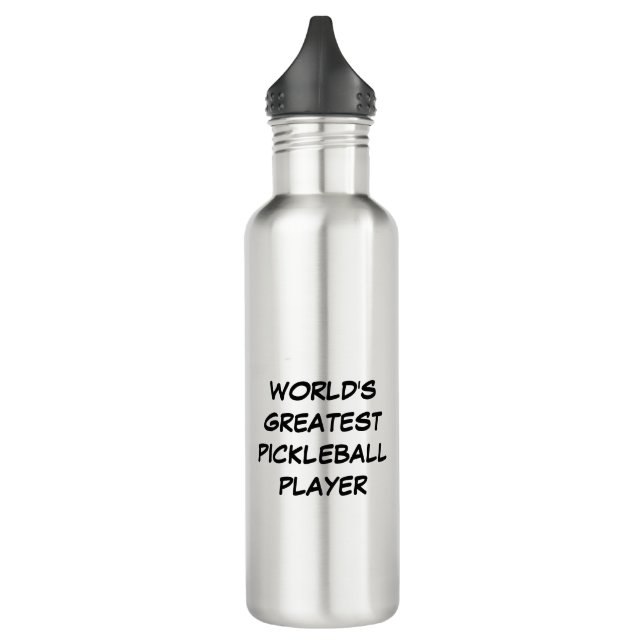 World's Greatest Pickleball Player  710 Ml Water Bottle (Left)