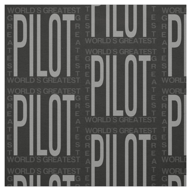 Worlds Greatest Pilot Fabric (Swatch)