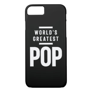 World's Greatest Pop   Father Grandpa Gift iPhone 8/7 Case
