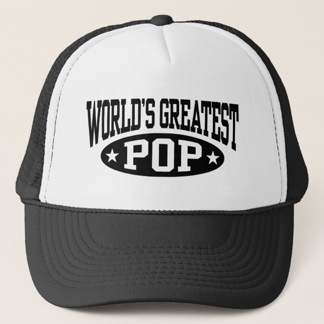 World's Greatest Pop Trucker Hat (Front)