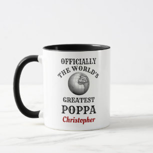 Worlds Greatest Poppa Add Your Name Dad Mug