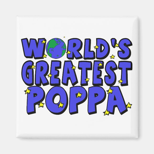 World's Greatest Poppa Magnet (Front)
