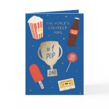 "World's Greatest Pops" Father's Day Greeting Card