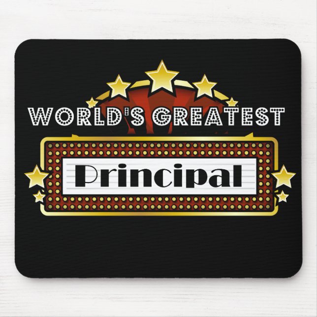World's Greatest Principal Mouse Mat (Front)