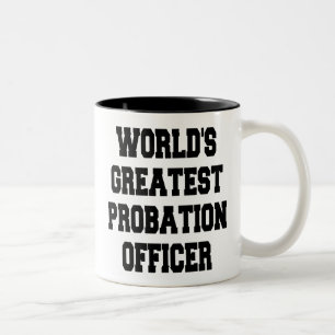 Worlds Greatest Probation Officer Two-Tone Coffee Mug