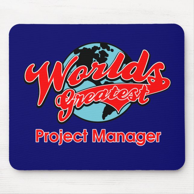 World's Greatest Project Manager Mouse Mat (Front)