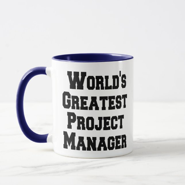 Worlds Greatest Project Manager Mug (Left)